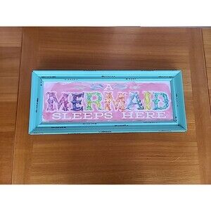 Hobby Lobby A Mermaid Lives Here Wall Art